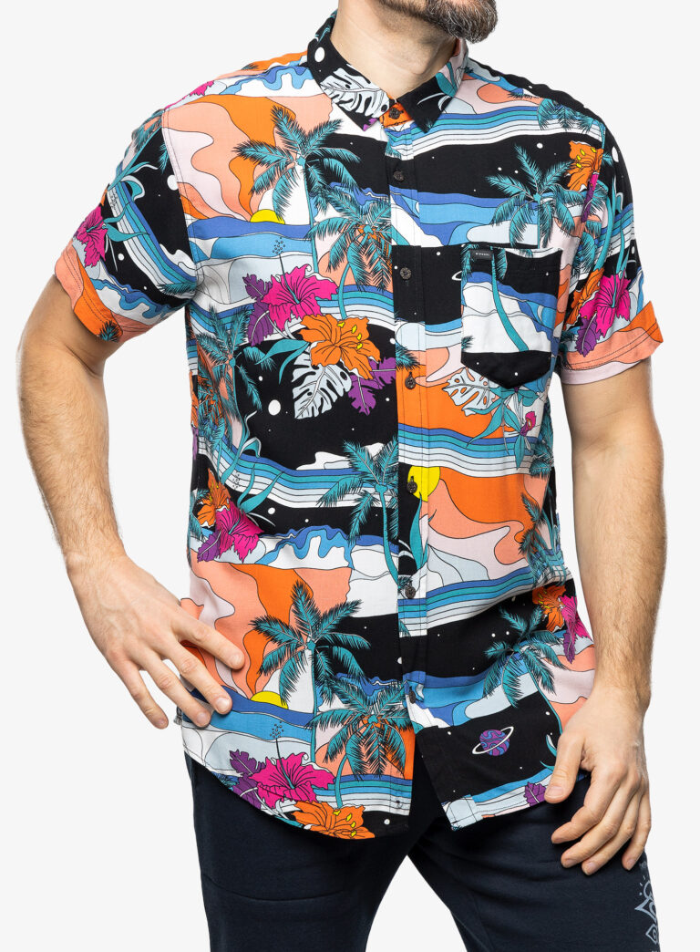 Camasa Rip Curl Party Pack S/S Shirt - black