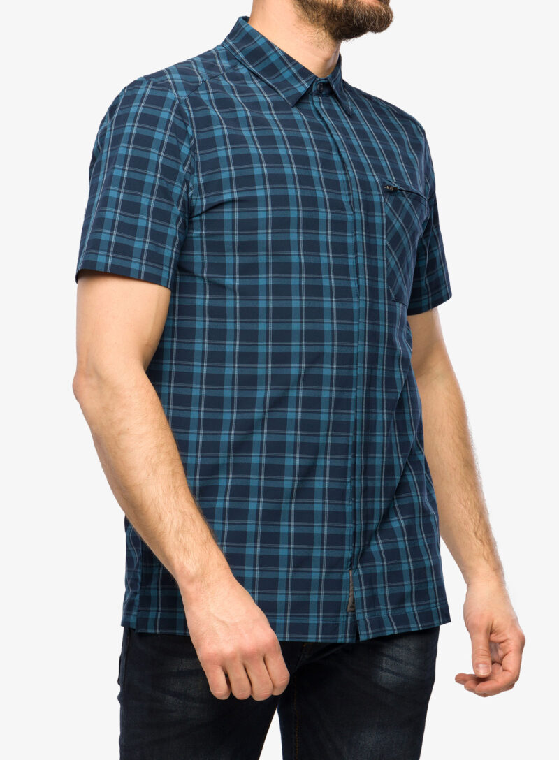 Cumpăra Cămaşă Royal Robbins Amp Lite Plaid SS - dp blue cloverdale pld