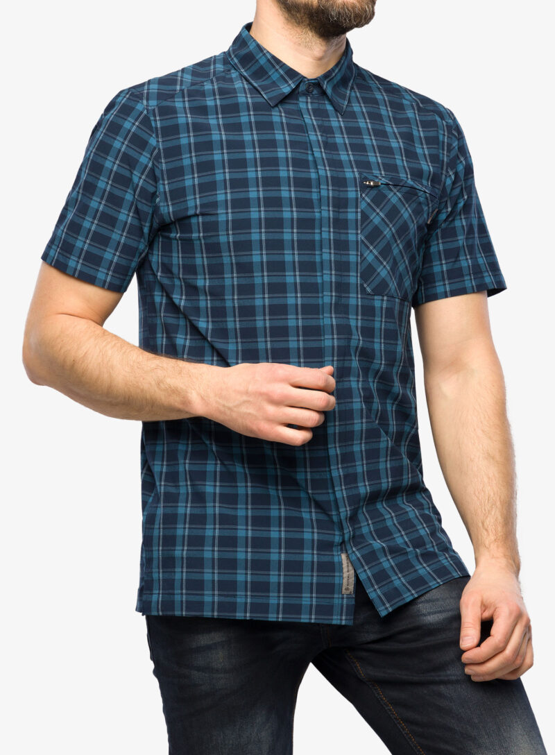 Original Cămaşă Royal Robbins Amp Lite Plaid SS - dp blue cloverdale pld