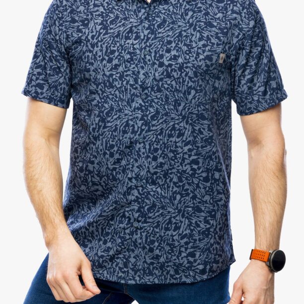 Cămaşă Royal Robbins Amp Lite Printed S/S - deep blue fortuna pt