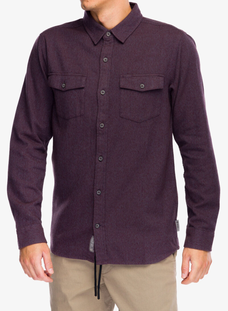 Camasa Royal Robbins Bristol Cotton Twill LS - black currant