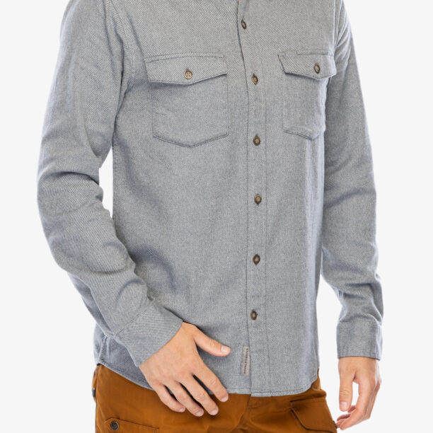 Camasa Royal Robbins Bristol Cotton Twill LS - lt pewter