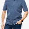 Cămaşă Royal Robbins Mojave Pucker Dry S/S - collins blue