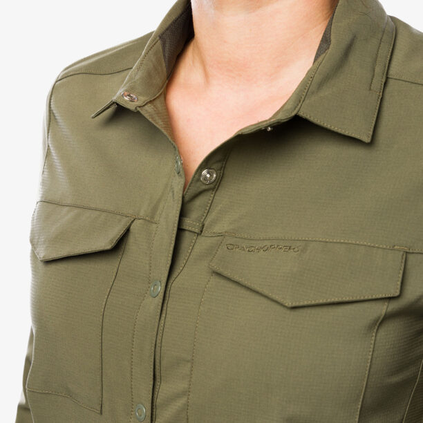 Original Camasa femei Craghoppers NosiLife Pro LS Shirt V - wild olive