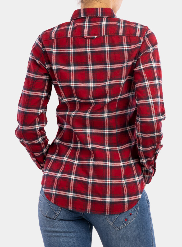 Camasa femei Fjallraven Ovik Flannel Shirt - deep red preţ