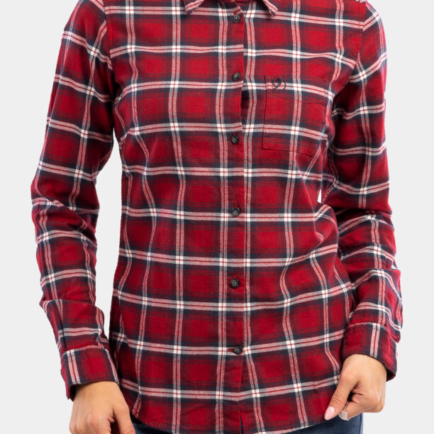 Cumpăra Camasa femei Fjallraven Ovik Flannel Shirt - deep red