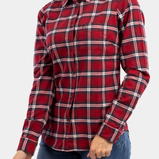 Preţ Camasa femei Fjallraven Ovik Flannel Shirt - deep red