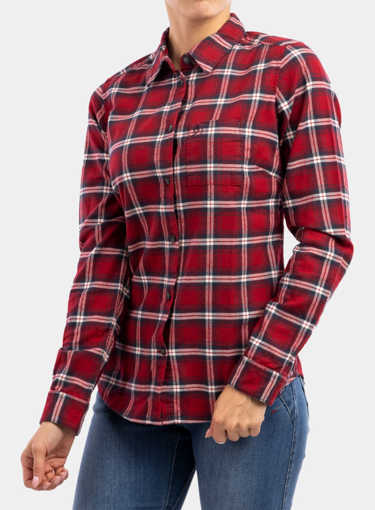 Preţ Camasa femei Fjallraven Ovik Flannel Shirt - deep red