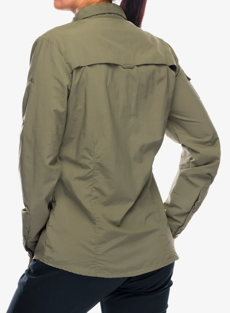 Original Camasa impotriva tantarilor femei Craghoppers NosiLife Adventure LS Shirt III - wild olive