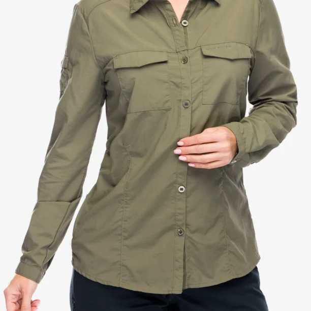 Camasa impotriva tantarilor femei Craghoppers NosiLife Adventure LS Shirt III - wild olive