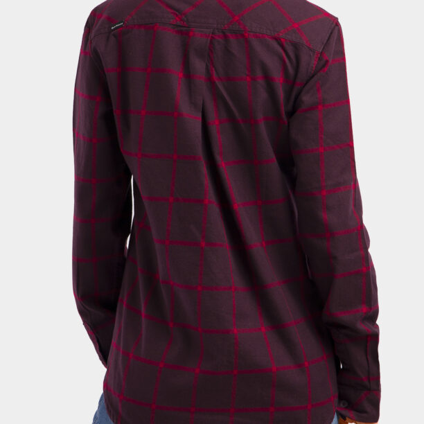 Camasa sport femei Black Diamond Serenity LS Flannel Shirt - bordeaux/vermillion plaid preţ