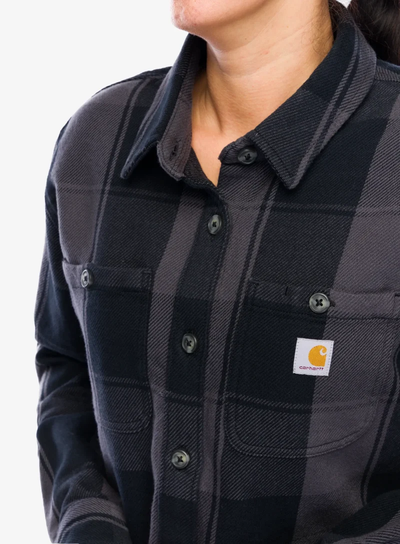 Original Camasa sport femei Carhartt Loose Fit Twill Shirt Jac - black