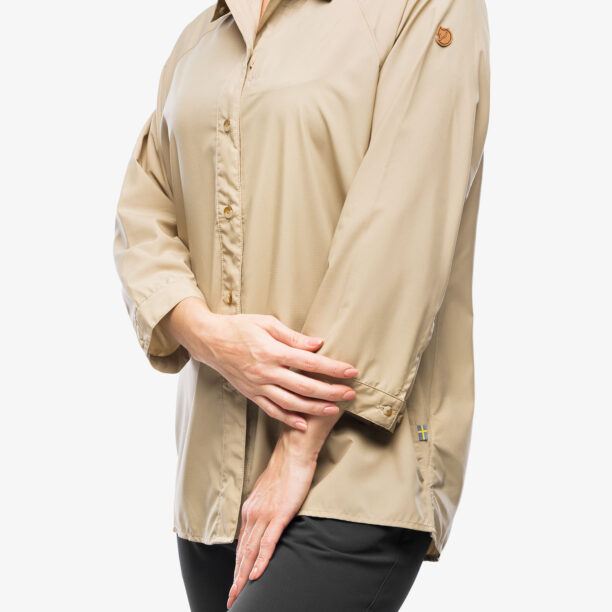 Camasa sport femei Fjallraven Abisko Hike Shirt - sand stone