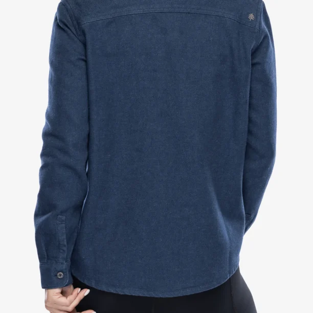 Camasa sport femei Royal Robbins Clouds Rest Hemp LS - deep blue htr preţ