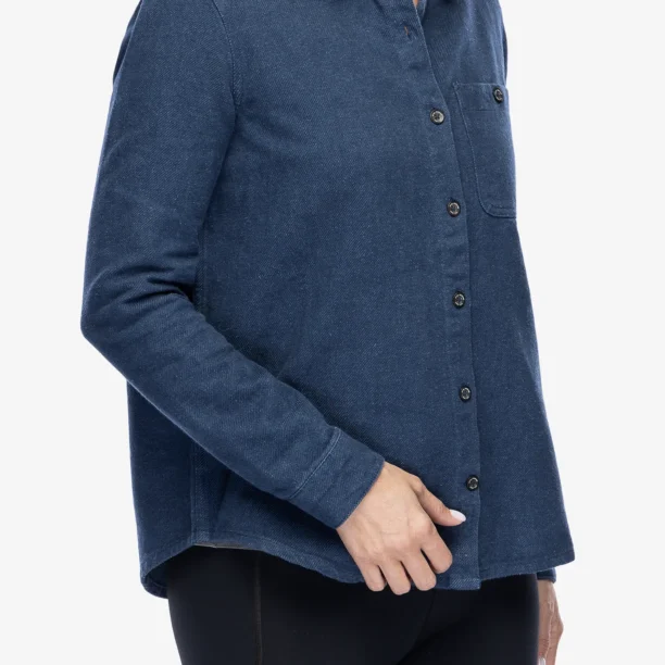 Cumpăra Camasa sport femei Royal Robbins Clouds Rest Hemp LS - deep blue htr