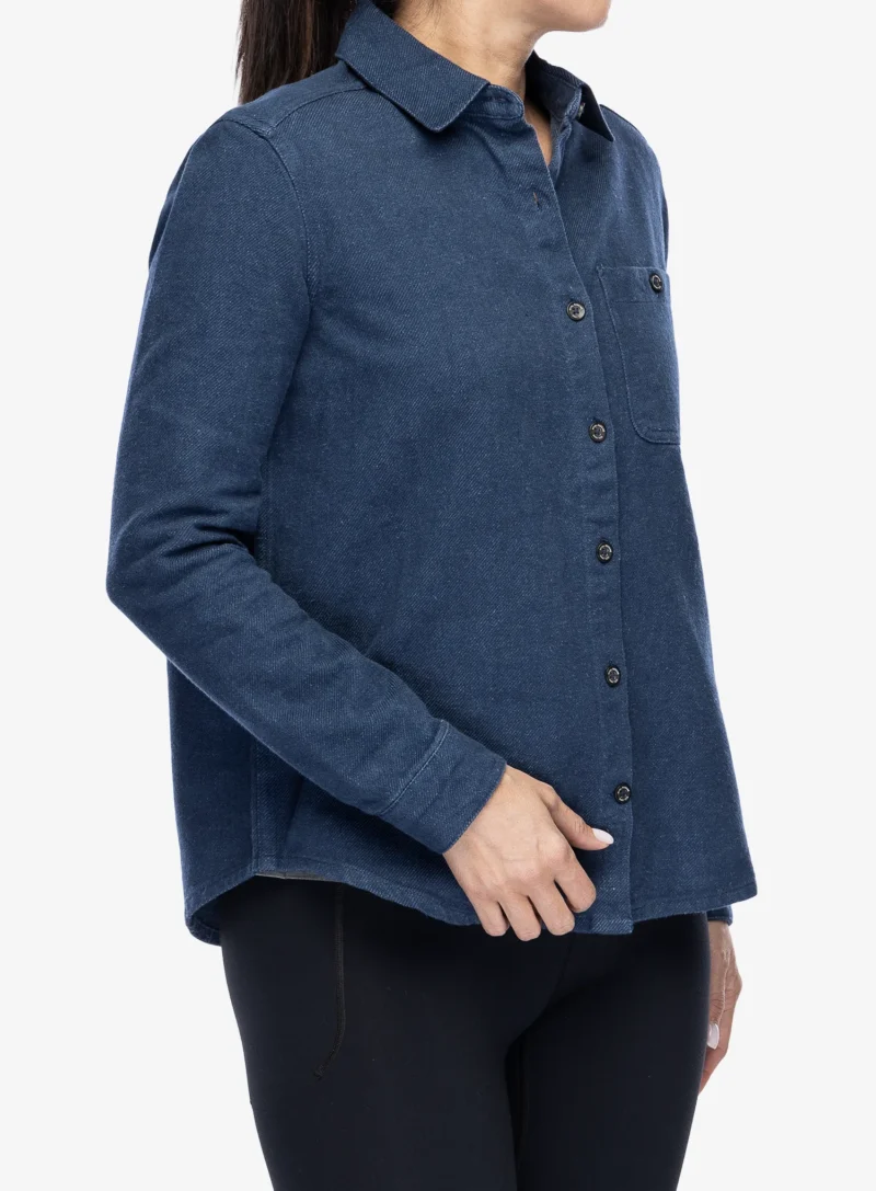 Cumpăra Camasa sport femei Royal Robbins Clouds Rest Hemp LS - deep blue htr