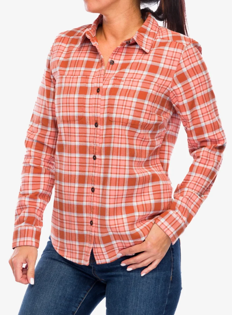 Cumpăra Camasa sport femei Royal Robbins Lieback Organic Cotton Flannel LS - baked clay tomales pld