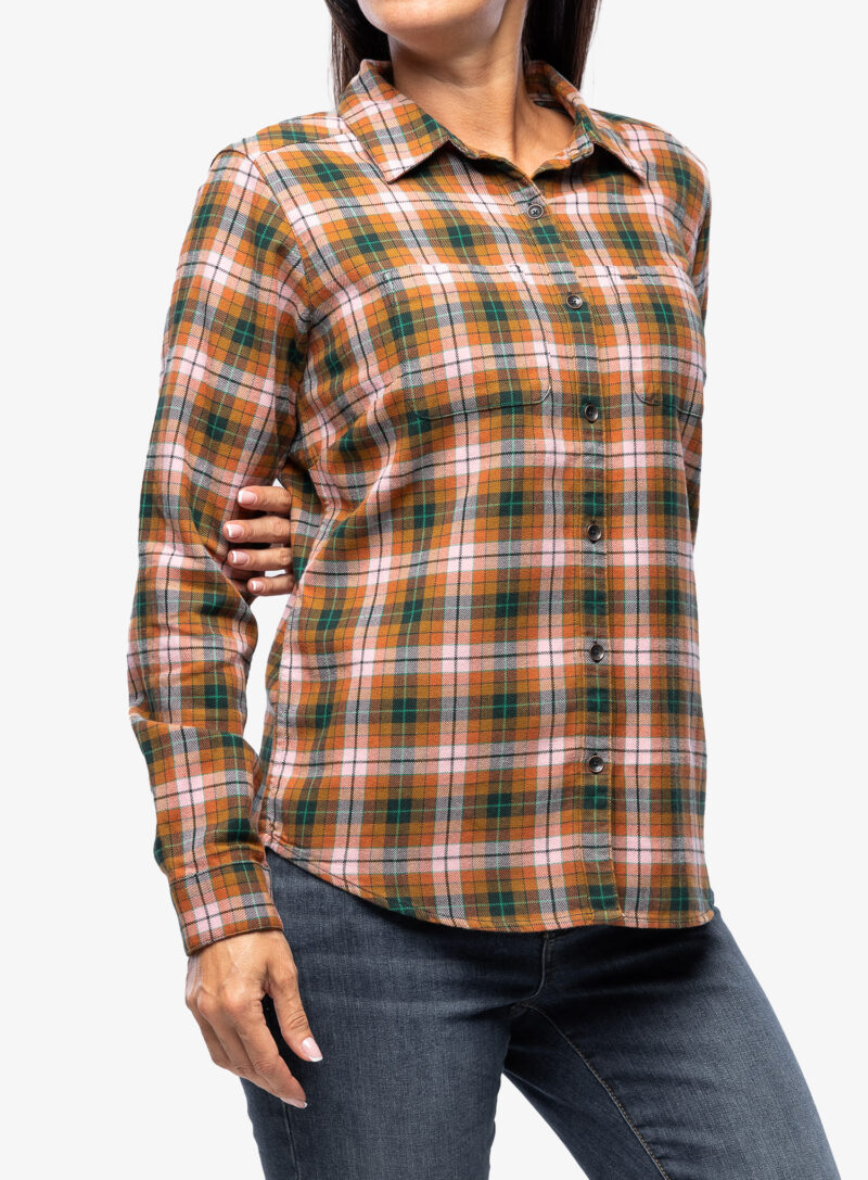 Preţ Camasa sport femei Royal Robbins Lieback Organic Cotton Flannel LS - baked clay wildwood pld