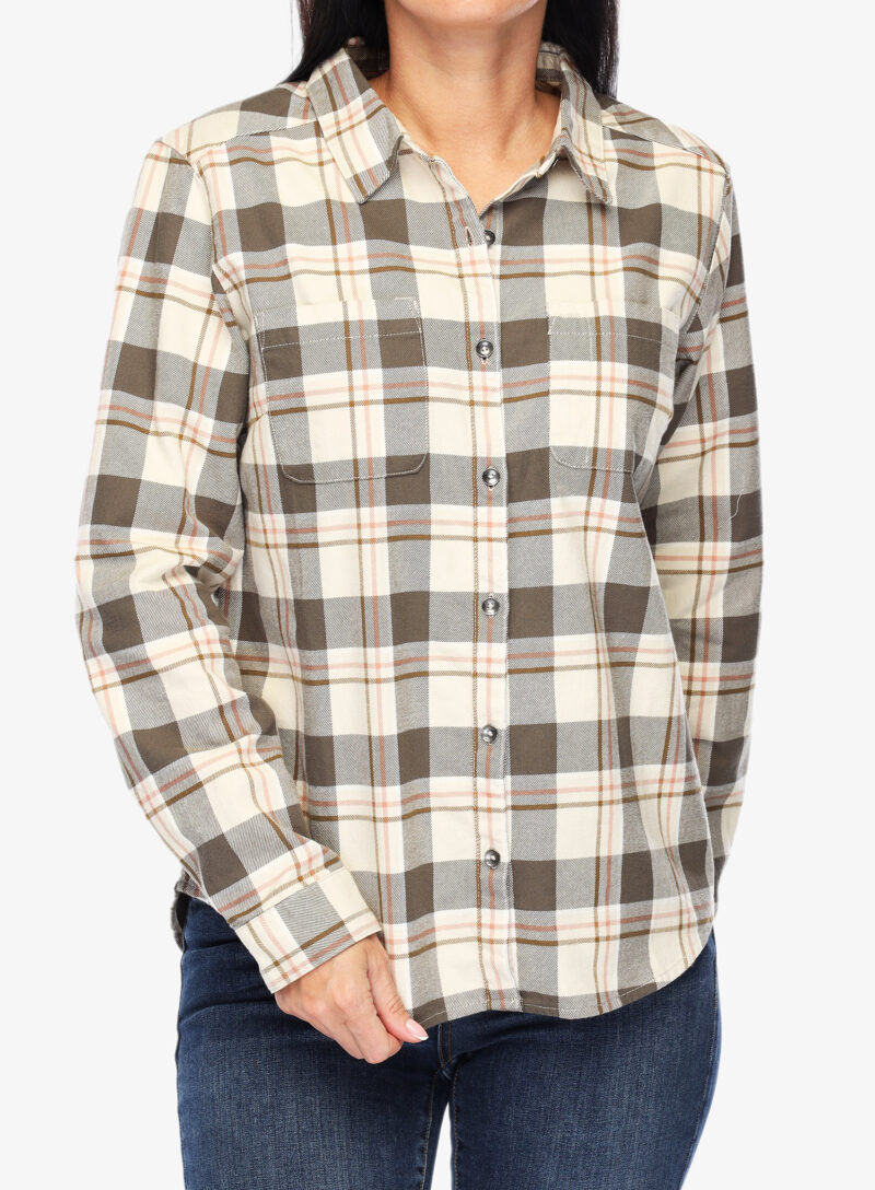 Camasa sport femei Royal Robbins Lieback Organic Cotton Flannel LS - everglade timber cove pld