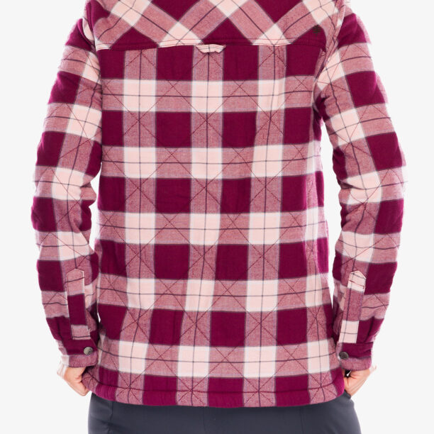 Camasa sport femei Royal Robbins Snowcap Lined Flannel LS - burnt grape runyon pld preţ