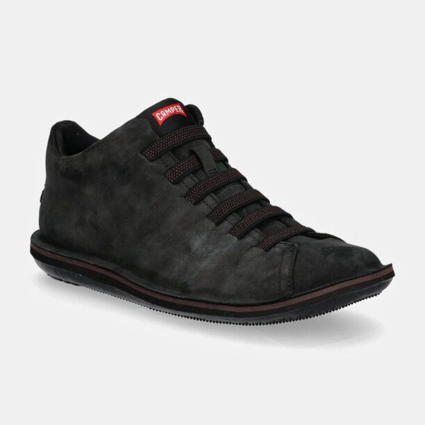 Camper sneakers din piele intoarsă Beetle culoarea negru