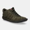 Camper sneakers din piele intoarsă Beetle culoarea verde