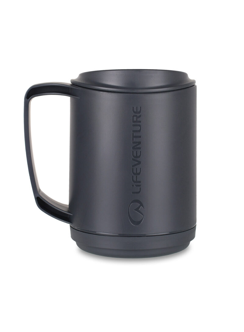 Cană de voiaj Lifeventure Ellipse Insulated Mug - graphite