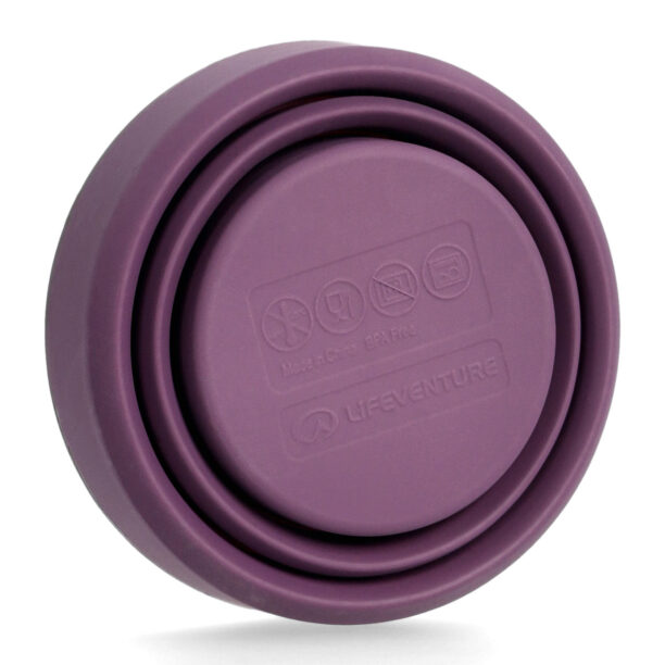 Cumpăra Cană de voiaj Lifeventure Silicone FlexiMug - purple