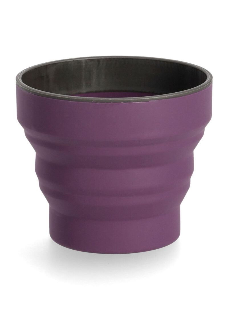 Cană de voiaj Lifeventure Silicone FlexiMug - purple