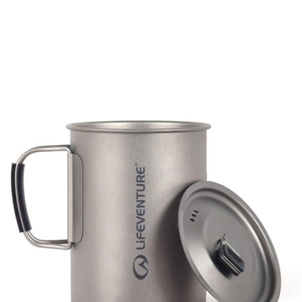 Cană de voiaj Lifeventure Titanium Cooking Pot