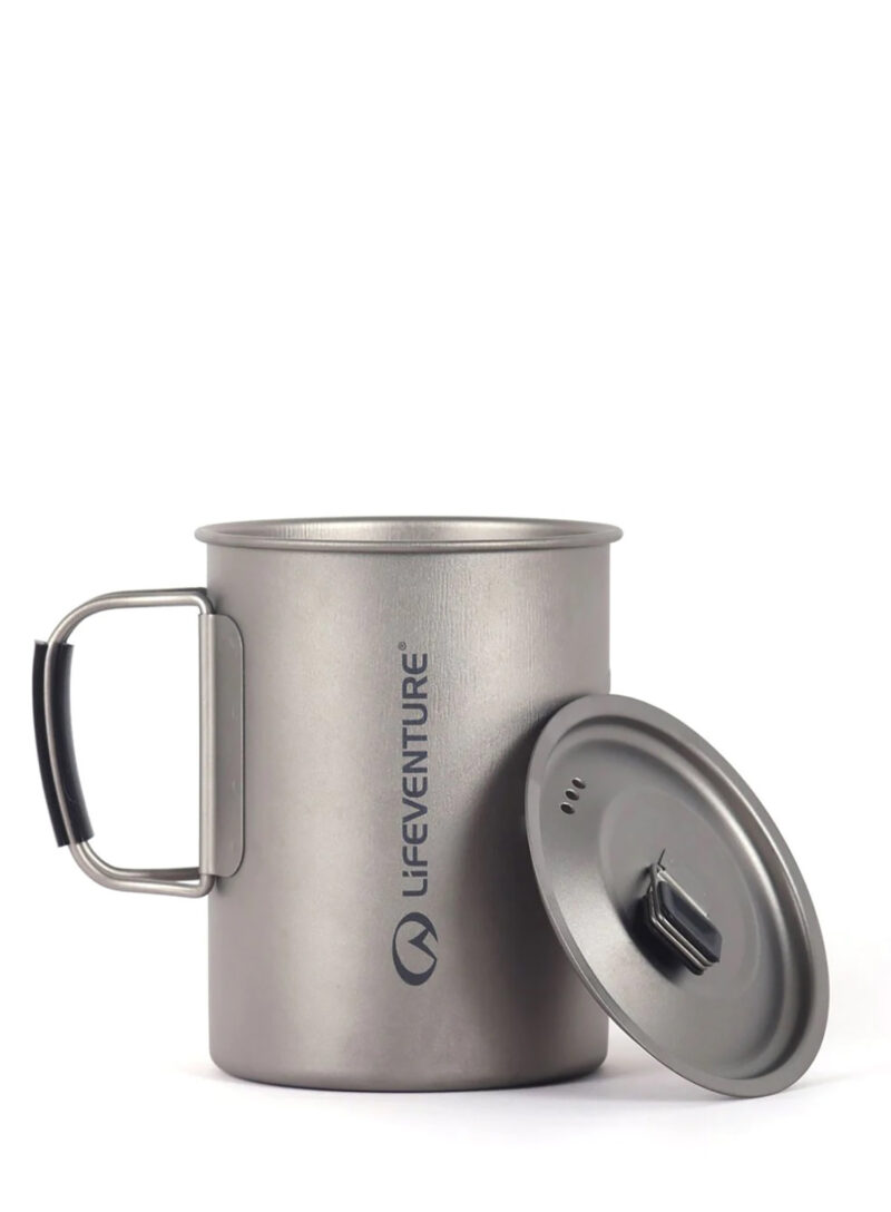 Cană de voiaj Lifeventure Titanium Cooking Pot