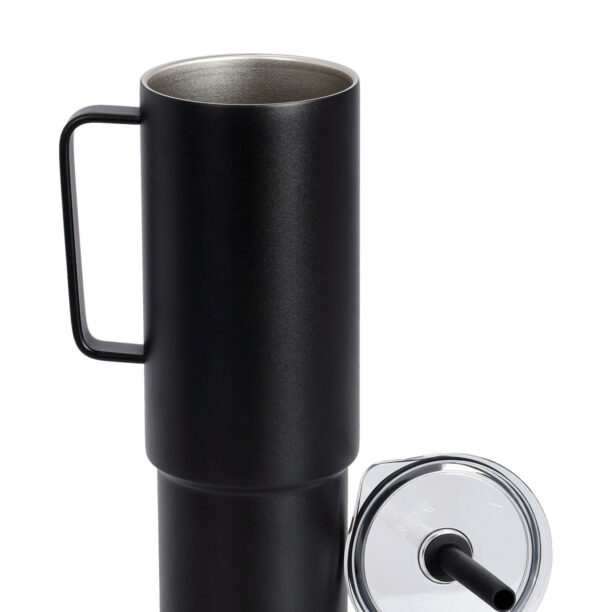 Preţ Cană de voiaj MiiR All Day Straw Cup - black