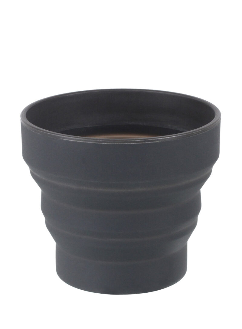 Cana pliabila Lifeventure Silicone FlexiMug - graphite