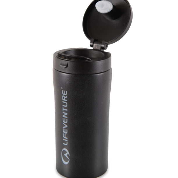 Cana termica Lifeventure Flip-Top Thermal Mug - matt black preţ