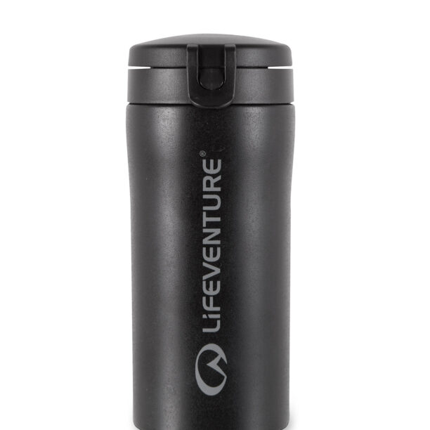 Cana termica Lifeventure Flip-Top Thermal Mug - matt black