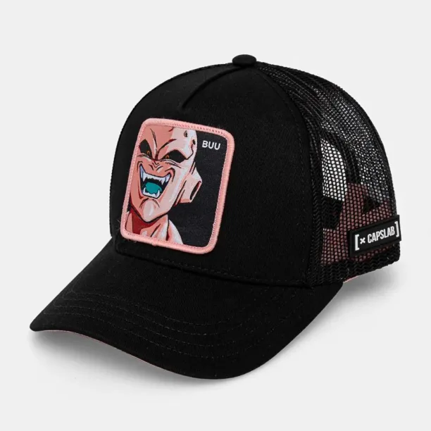 Capslab șapcă de baseball pentru copii Dragon Ball Capslab Trucker culoarea negru