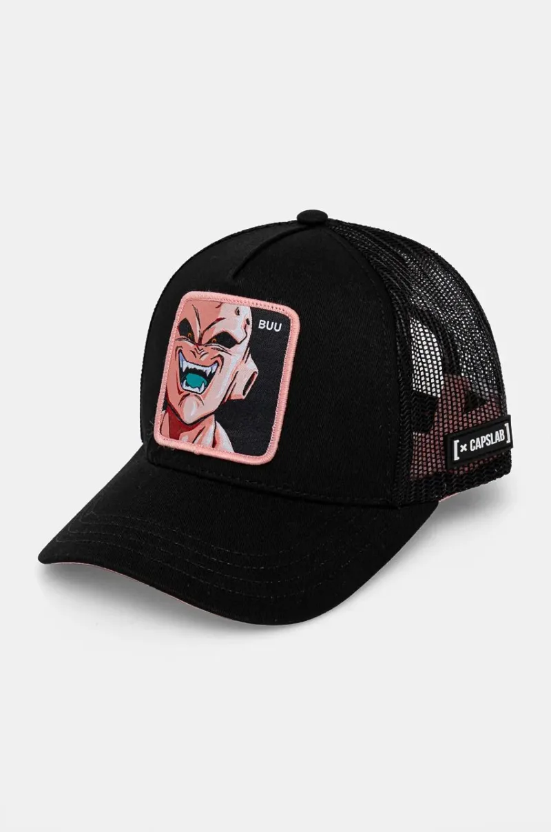 Capslab șapcă de baseball pentru copii Dragon Ball Capslab Trucker culoarea negru