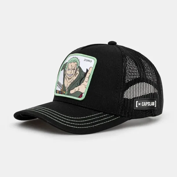 Capslab șapcă de baseball pentru copii One Piece Capslab Trucker culoarea negru