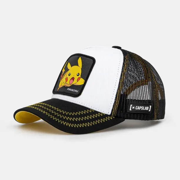 Capslab șapcă de baseball pentru copii Pokemon Capslab Trucker culoarea negru