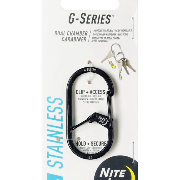 Preţ Carabina Nite Ize G-Series Dual Chamber Carabiner 2  - black