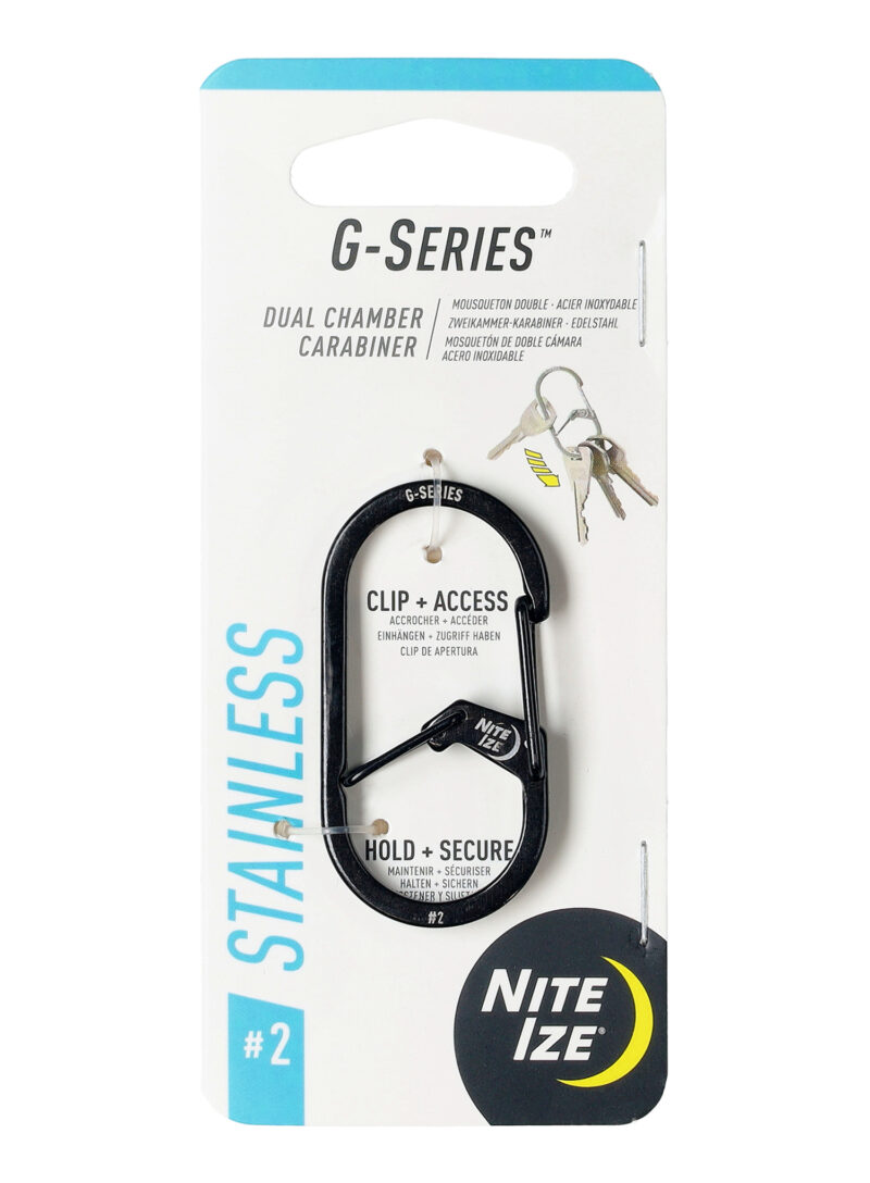 Preţ Carabina Nite Ize G-Series Dual Chamber Carabiner 2  - black