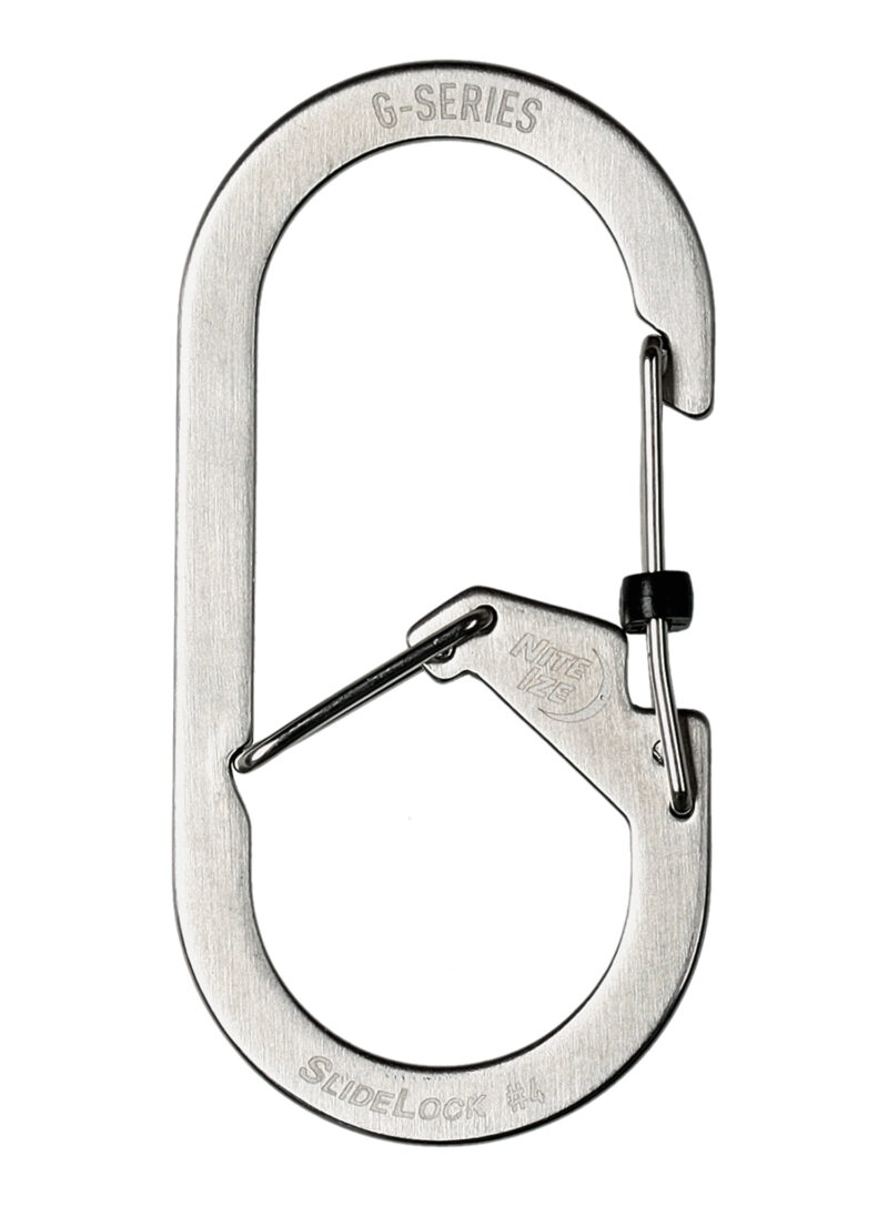 Carabină Nite Ize G-Series SlideLock Dual Chamber Carabiner 4 - stainless steel