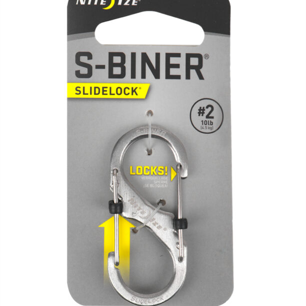 Carabina Nite Ize S-Biner 2 Slide Lock - steel