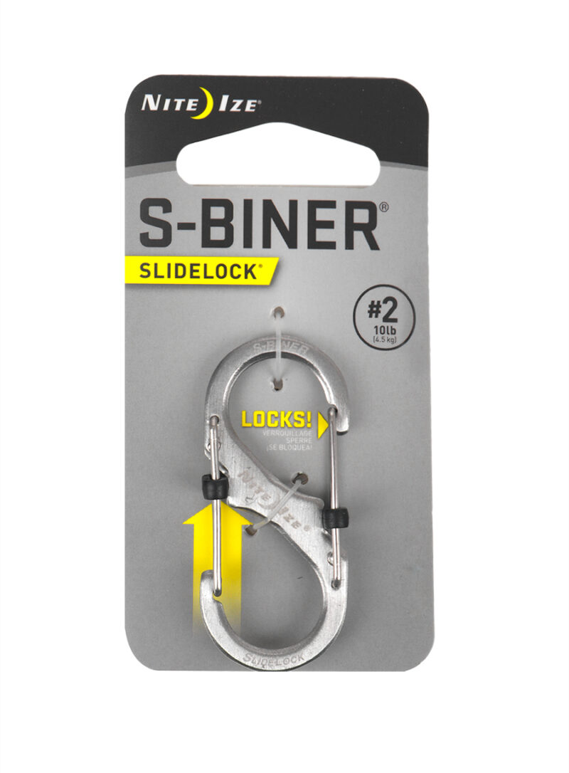 Carabina Nite Ize S-Biner 2 Slide Lock - steel