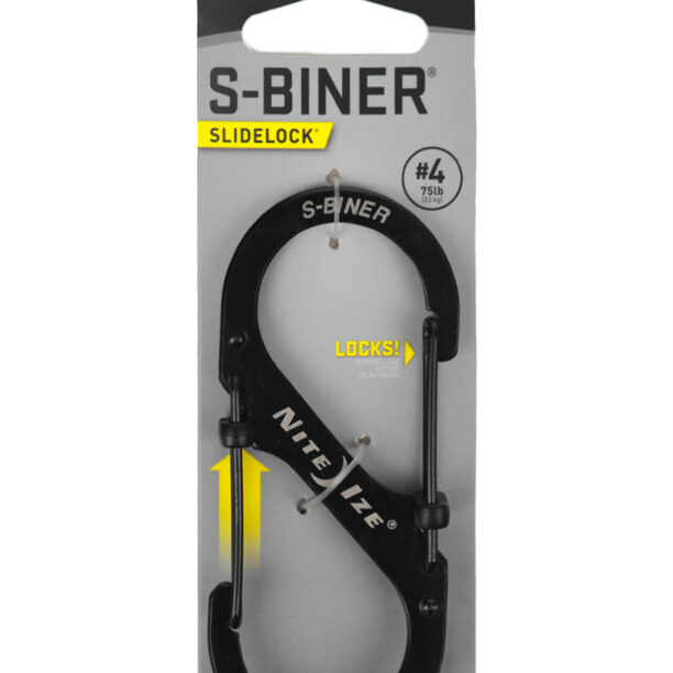 Carabina Nite Ize S-Biner 4 Slide Lock - black