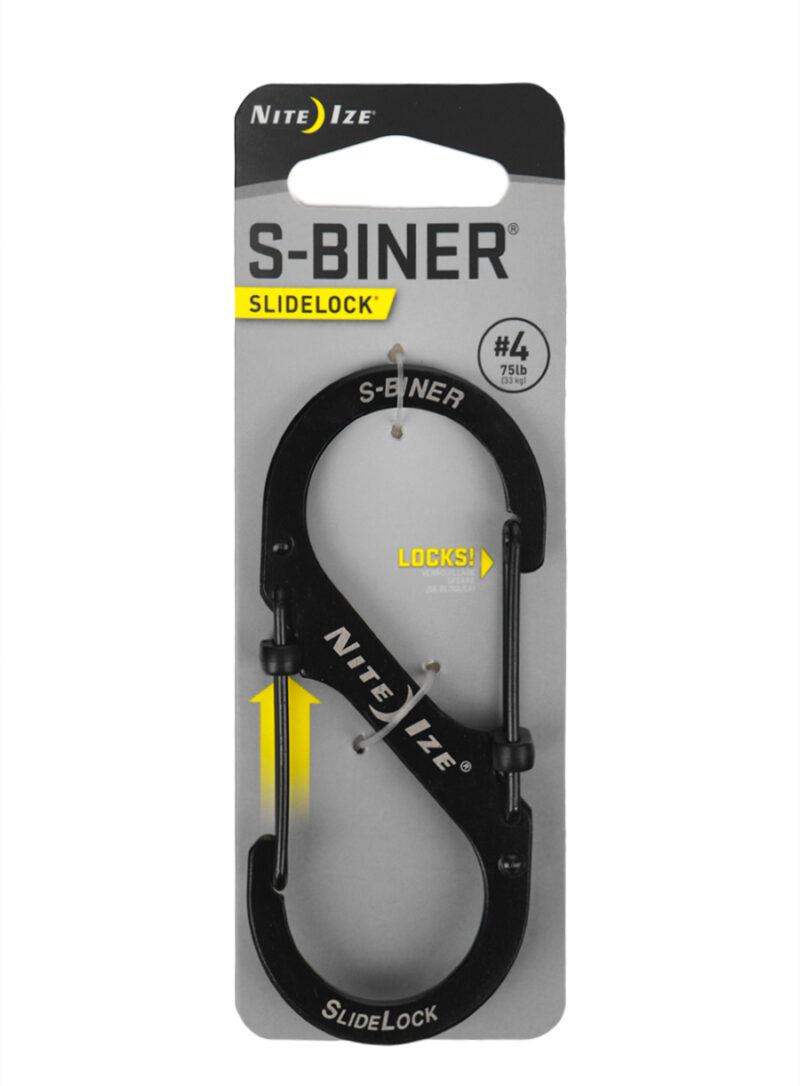 Carabina Nite Ize S-Biner 4 Slide Lock - black