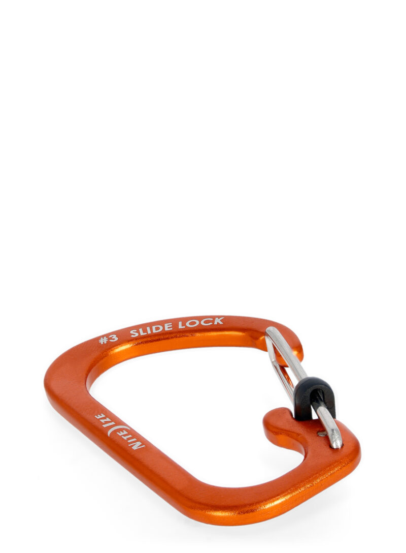 Carabina Nite Ize SlideLock Carabiner Aluminum 3 - orange preţ