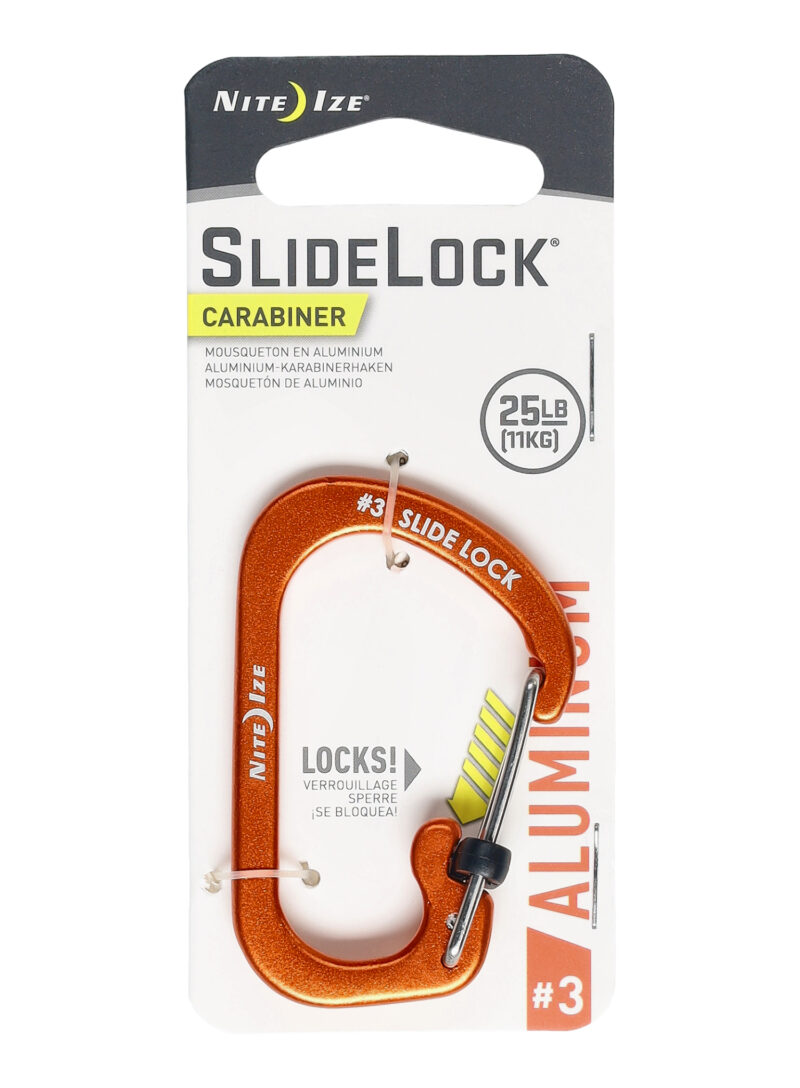 Preţ Carabina Nite Ize SlideLock Carabiner Aluminum 3 - orange