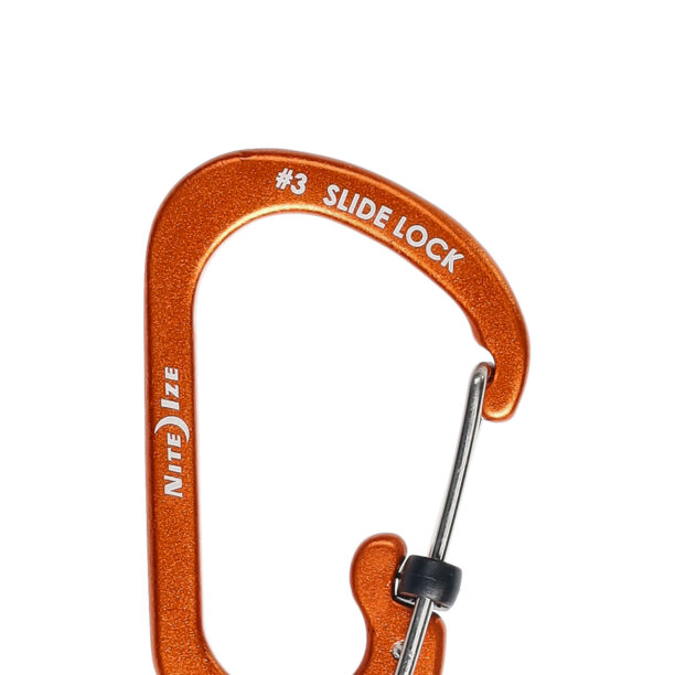 Carabina Nite Ize SlideLock Carabiner Aluminum 3 - orange