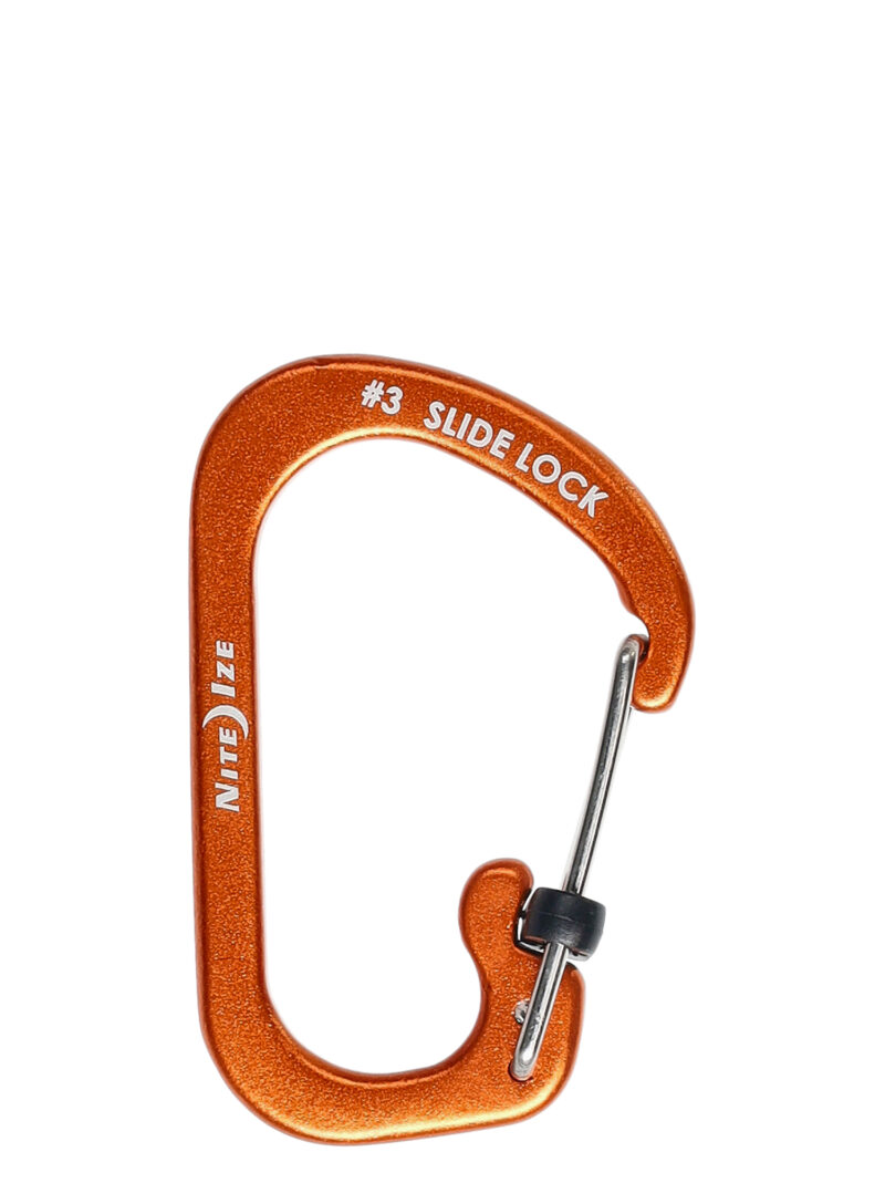 Carabina Nite Ize SlideLock Carabiner Aluminum 3 - orange